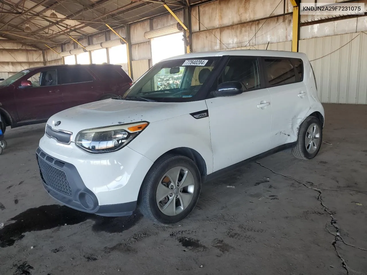 2015 Kia Soul VIN: KNDJN2A29F7231075 Lot: 77840204