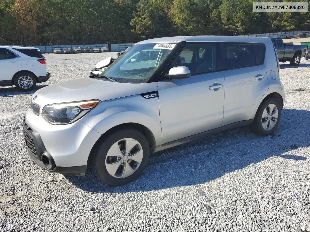 2015 Kia Soul VIN: KNDJN2A29F7808820 Lot: 77863664