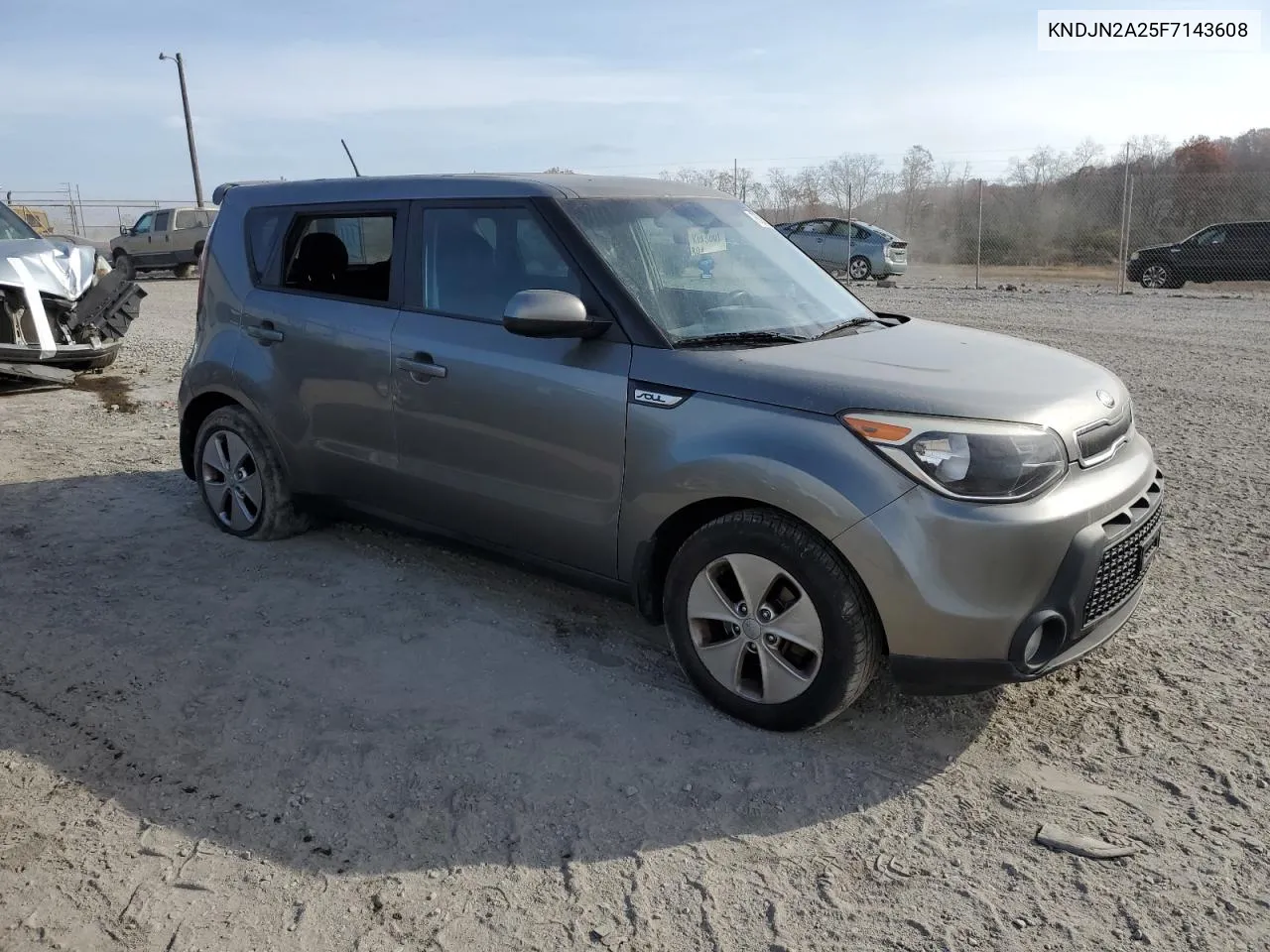 2015 Kia Soul VIN: KNDJN2A25F7143608 Lot: 78050424