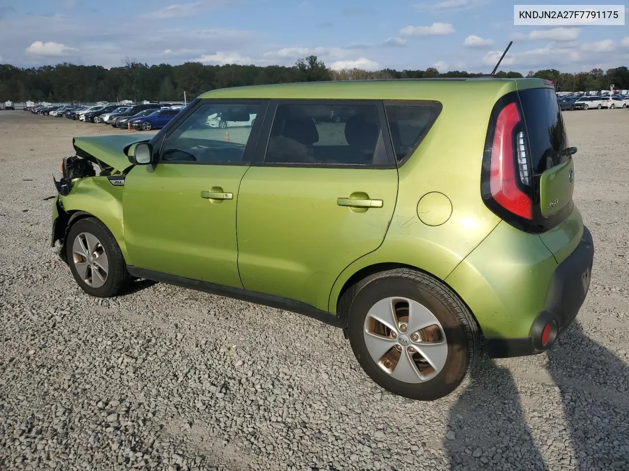 2015 Kia Soul VIN: KNDJN2A27F7791175 Lot: 78600794