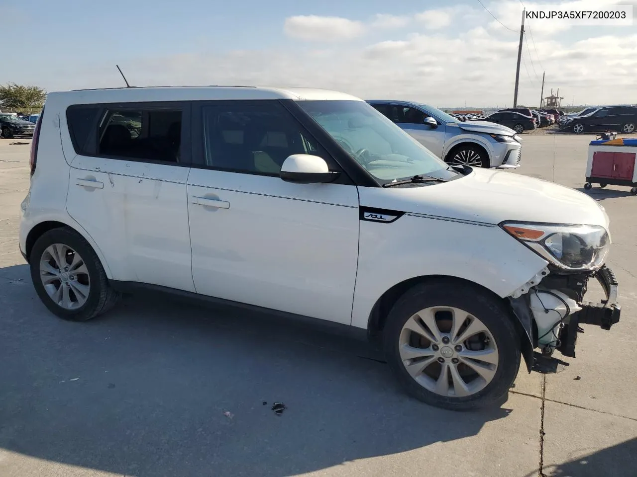 2015 Kia Soul + VIN: KNDJP3A5XF7200203 Lot: 78705564