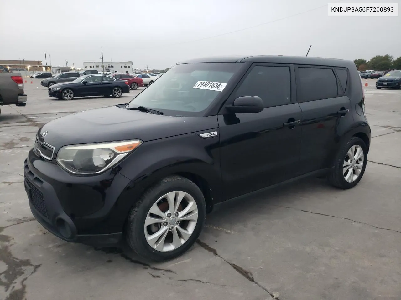 2015 Kia Soul + VIN: KNDJP3A56F7200893 Lot: 79491834