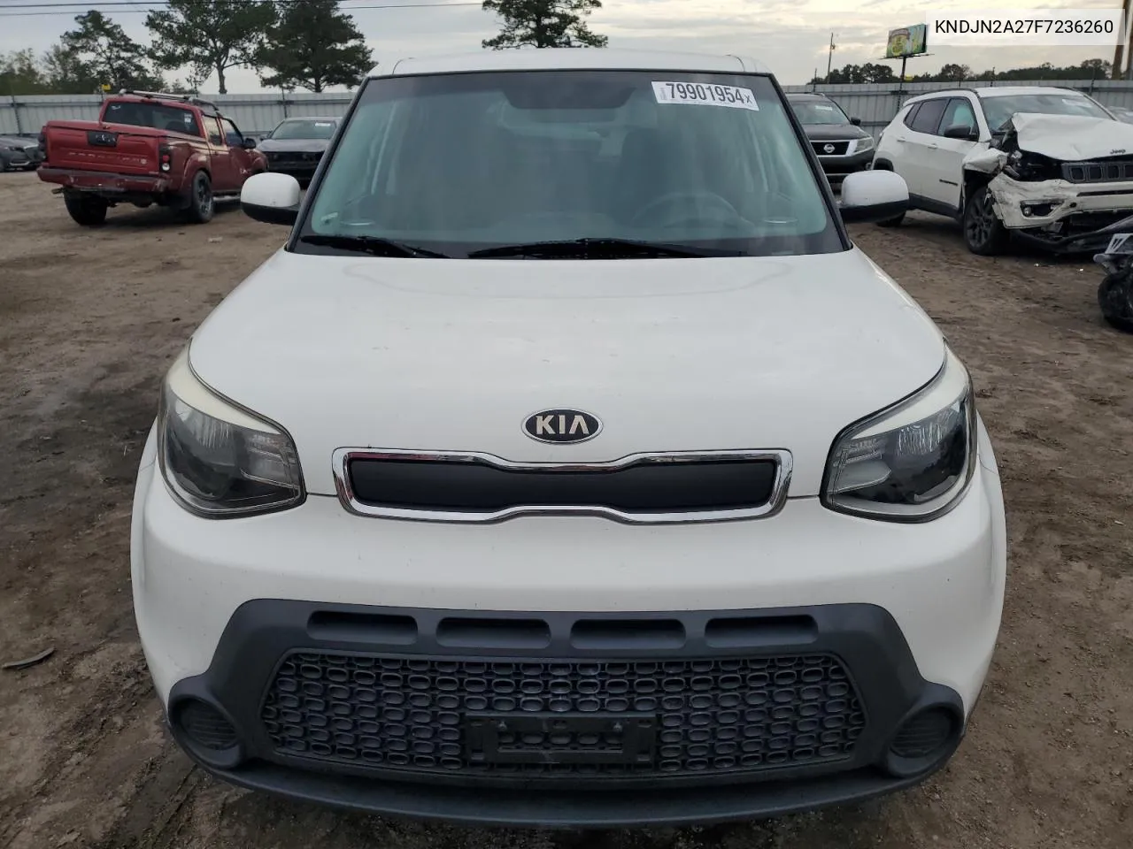 2015 Kia Soul VIN: KNDJN2A27F7236260 Lot: 79901954