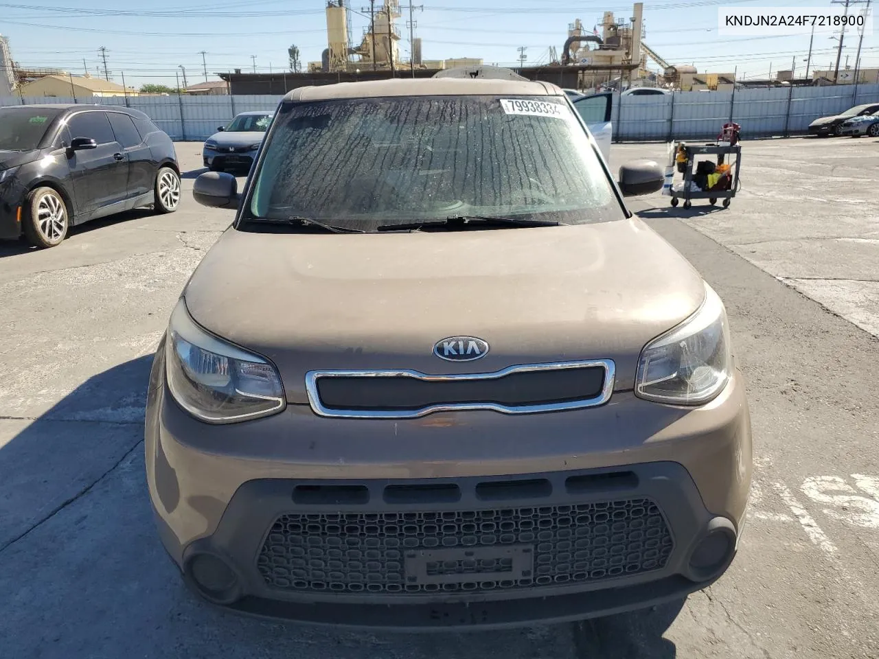 2015 Kia Soul VIN: KNDJN2A24F7218900 Lot: 79938334