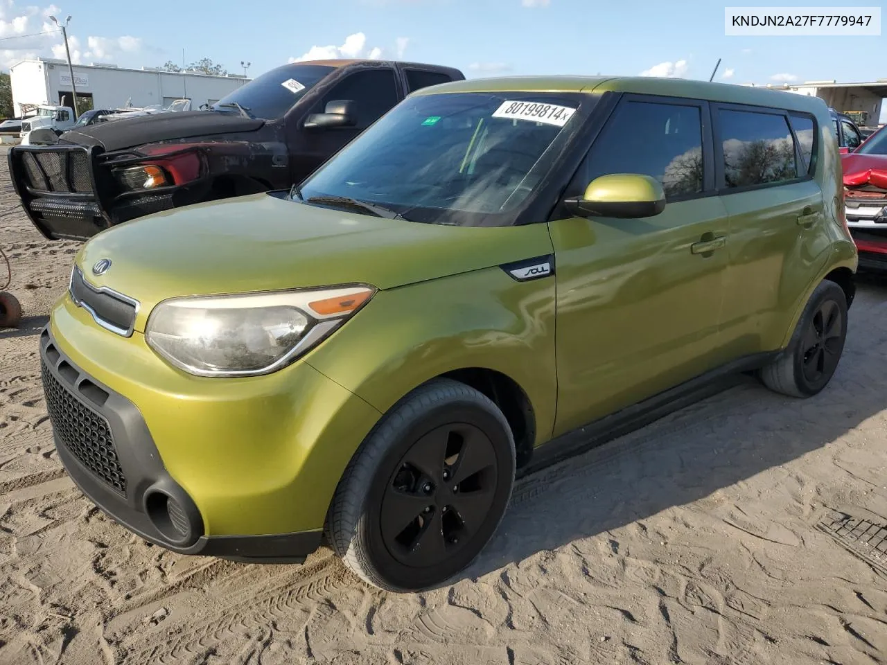 2015 Kia Soul VIN: KNDJN2A27F7779947 Lot: 80199814