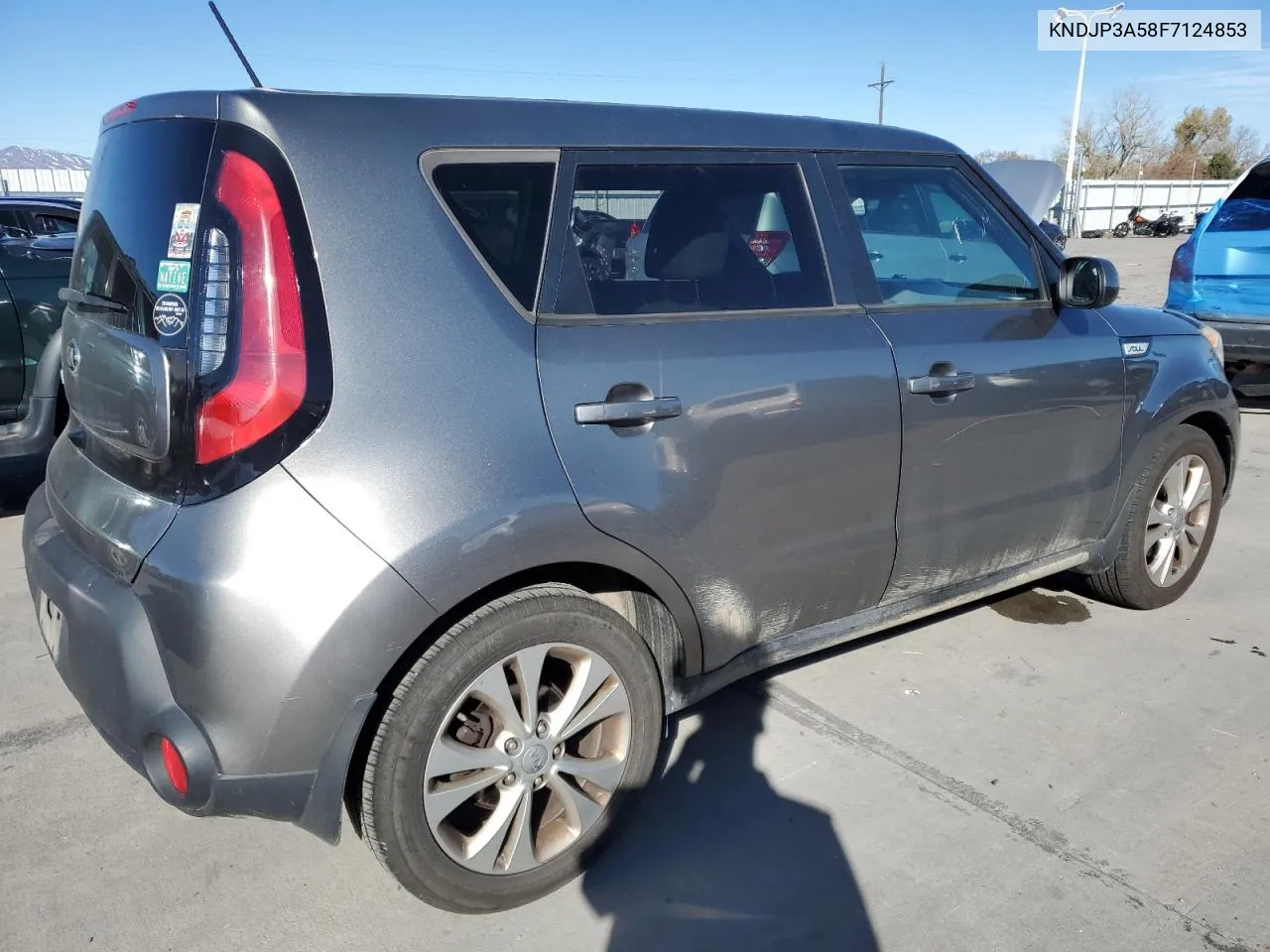 2015 Kia Soul + VIN: KNDJP3A58F7124853 Lot: 80222034