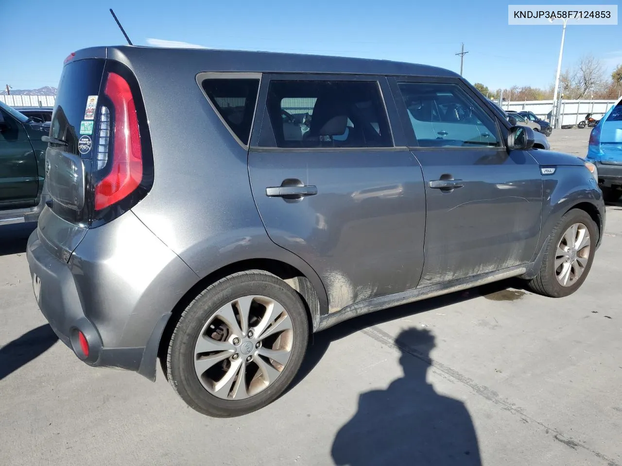 2015 Kia Soul + VIN: KNDJP3A58F7124853 Lot: 80222034