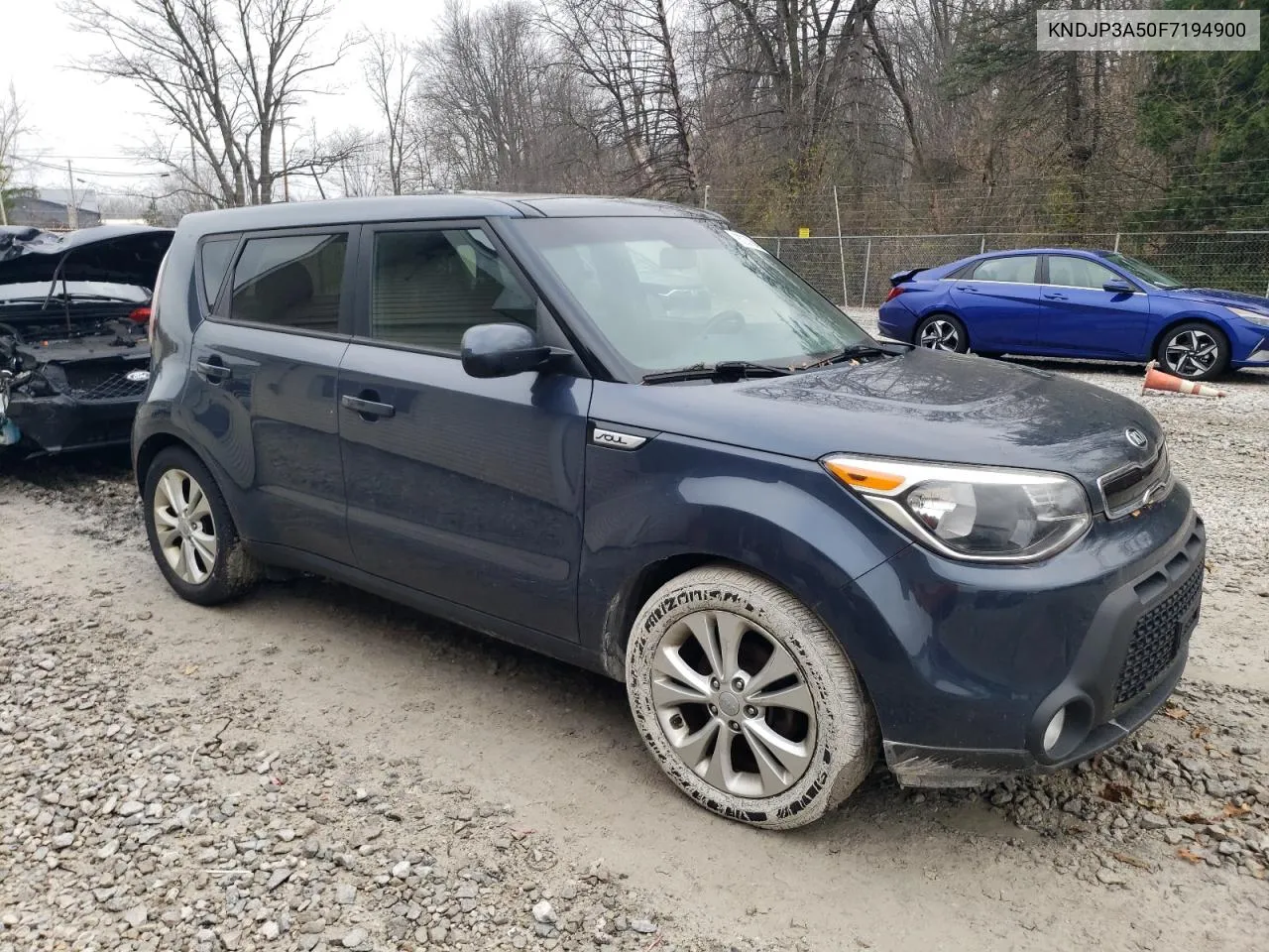 2015 Kia Soul + VIN: KNDJP3A50F7194900 Lot: 80370494