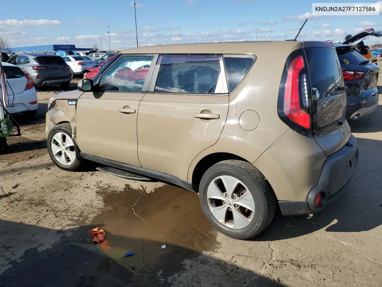 2015 Kia Soul VIN: KNDJN2A27F7127586 Lot: 80442264