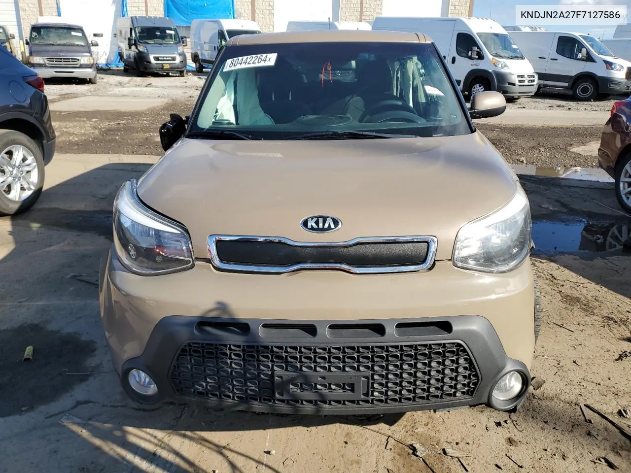 2015 Kia Soul VIN: KNDJN2A27F7127586 Lot: 80442264