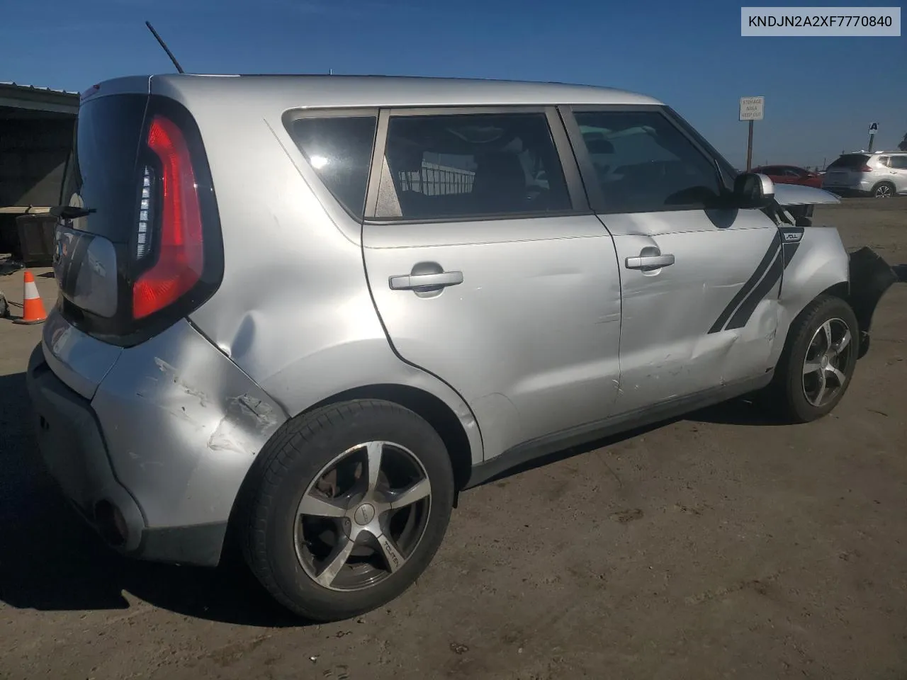 2015 Kia Soul VIN: KNDJN2A2XF7770840 Lot: 80748694