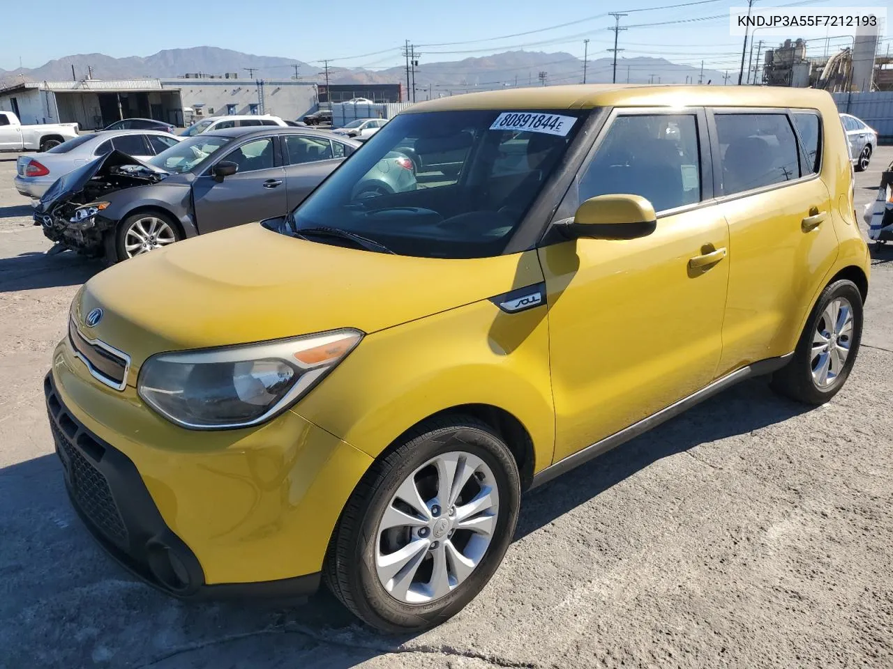 2015 Kia Soul + VIN: KNDJP3A55F7212193 Lot: 80891844