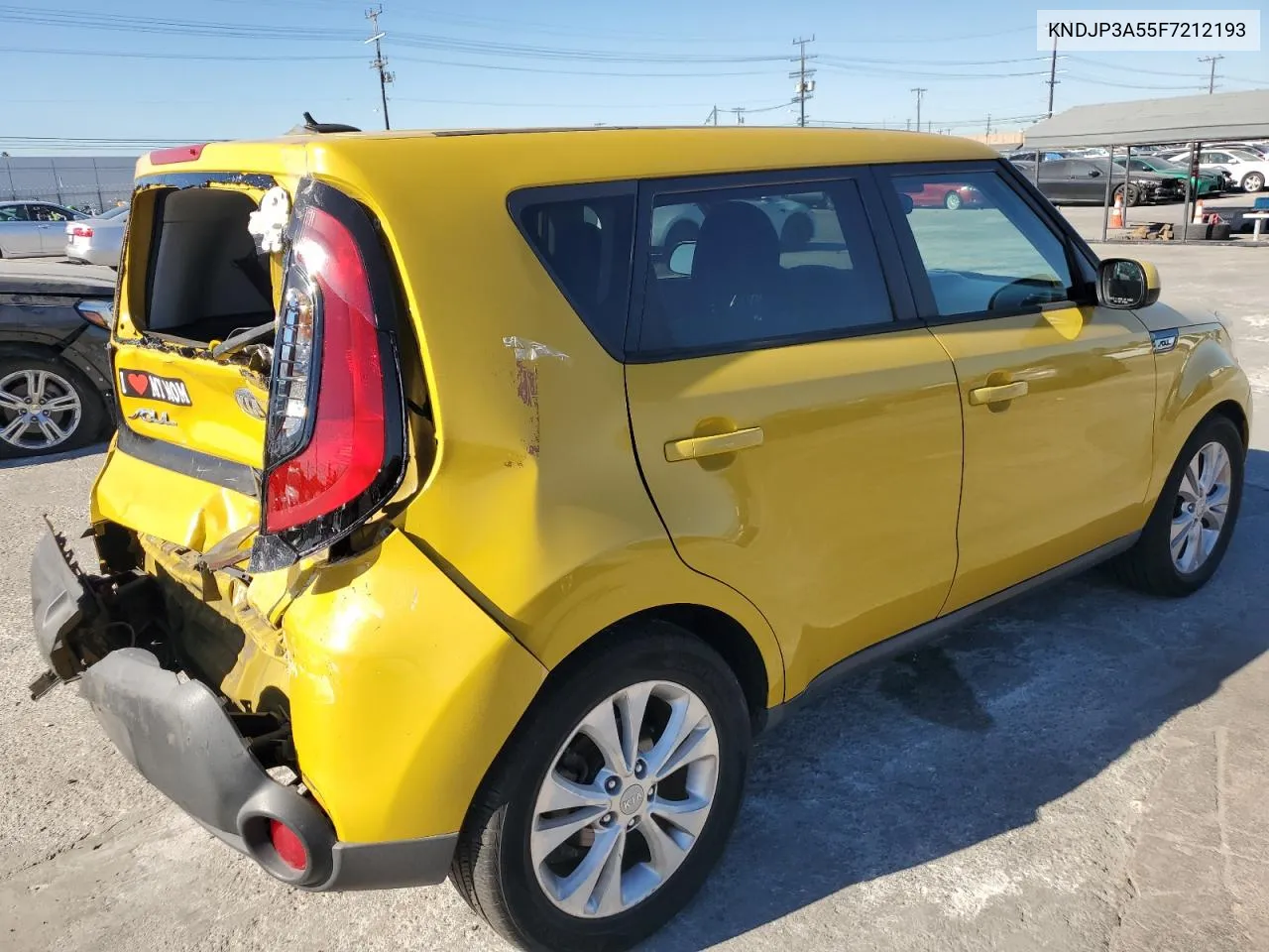 2015 Kia Soul + VIN: KNDJP3A55F7212193 Lot: 80891844