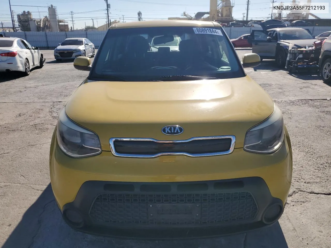 2015 Kia Soul + VIN: KNDJP3A55F7212193 Lot: 80891844