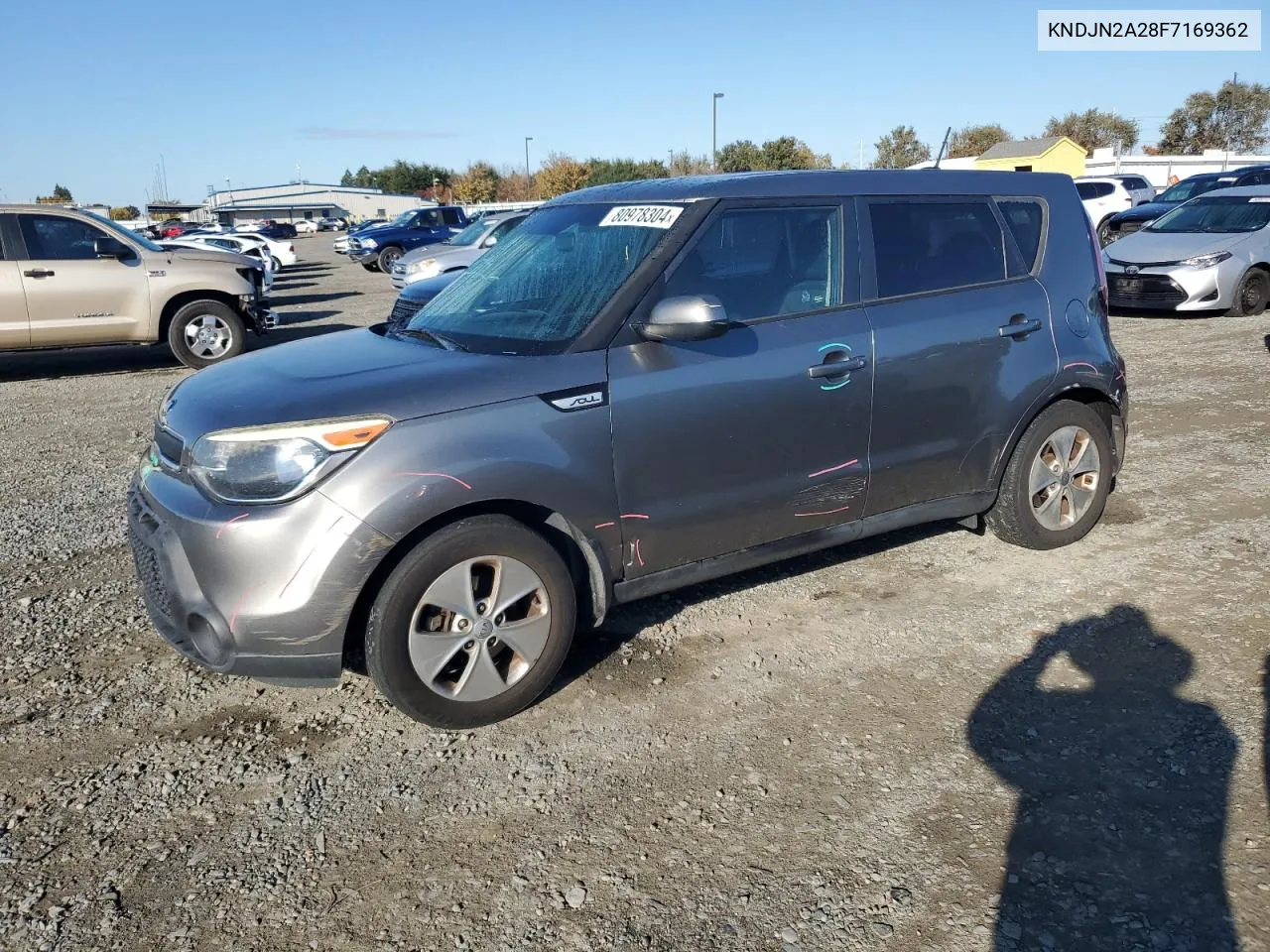 2015 Kia Soul VIN: KNDJN2A28F7169362 Lot: 80978304