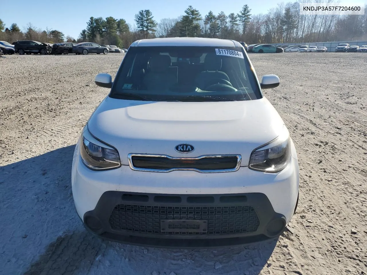 2015 Kia Soul + VIN: KNDJP3A57F7204600 Lot: 81170804