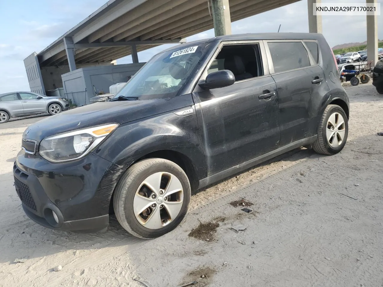 2015 Kia Soul VIN: KNDJN2A29F7170021 Lot: 81261824