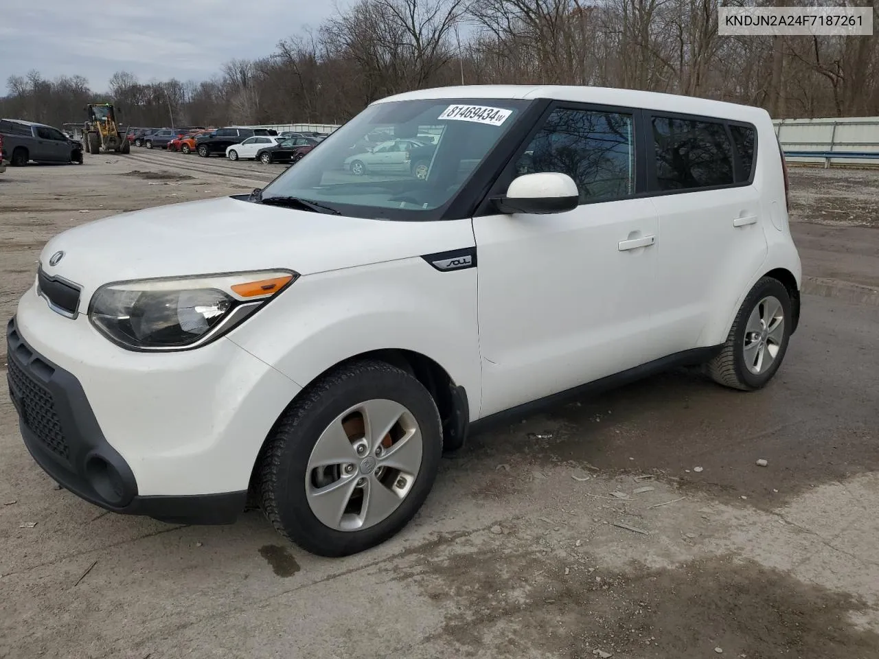 2015 Kia Soul VIN: KNDJN2A24F7187261 Lot: 81469434