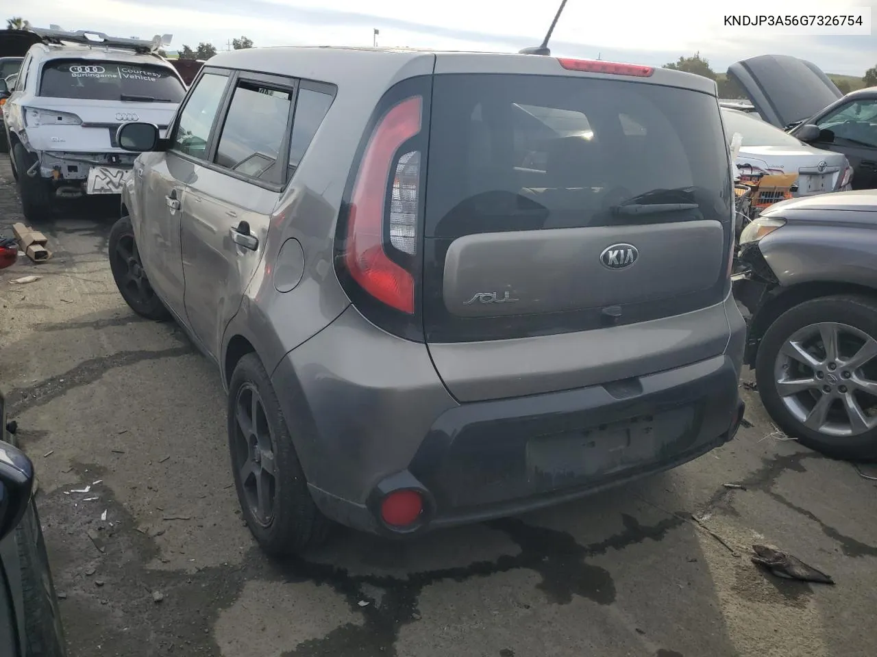 2016 Kia Soul + VIN: KNDJP3A56G7326754 Lot: 40082554