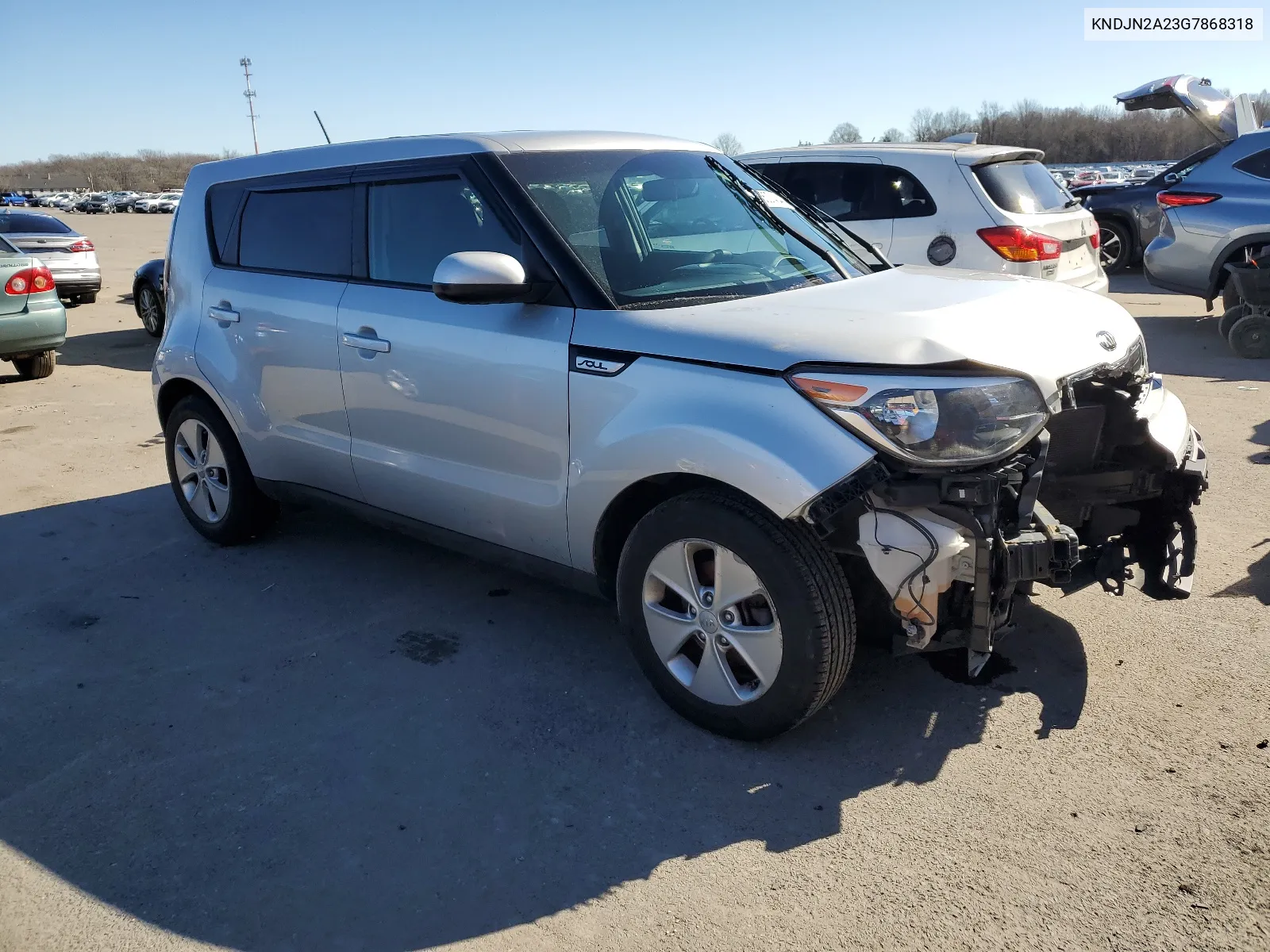 2016 Kia Soul VIN: KNDJN2A23G7868318 Lot: 40637484