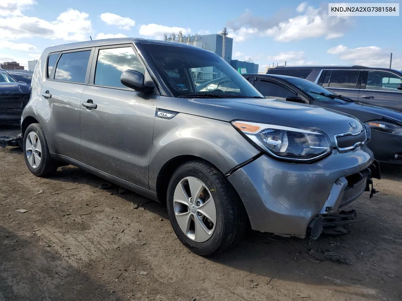 2016 Kia Soul VIN: KNDJN2A2XG7381584 Lot: 48693944