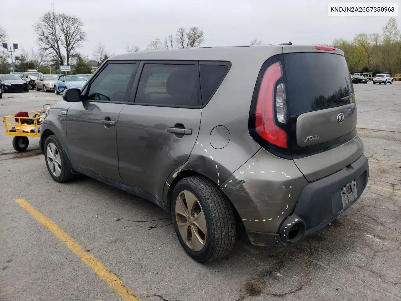 2016 Kia Soul VIN: KNDJN2A26G7350963 Lot: 50121174