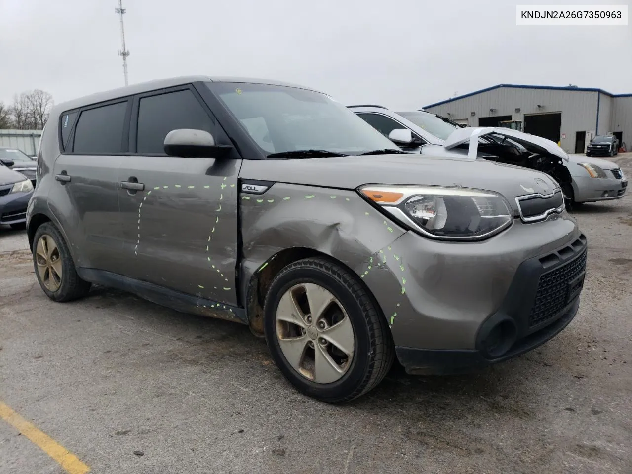 2016 Kia Soul VIN: KNDJN2A26G7350963 Lot: 50121174