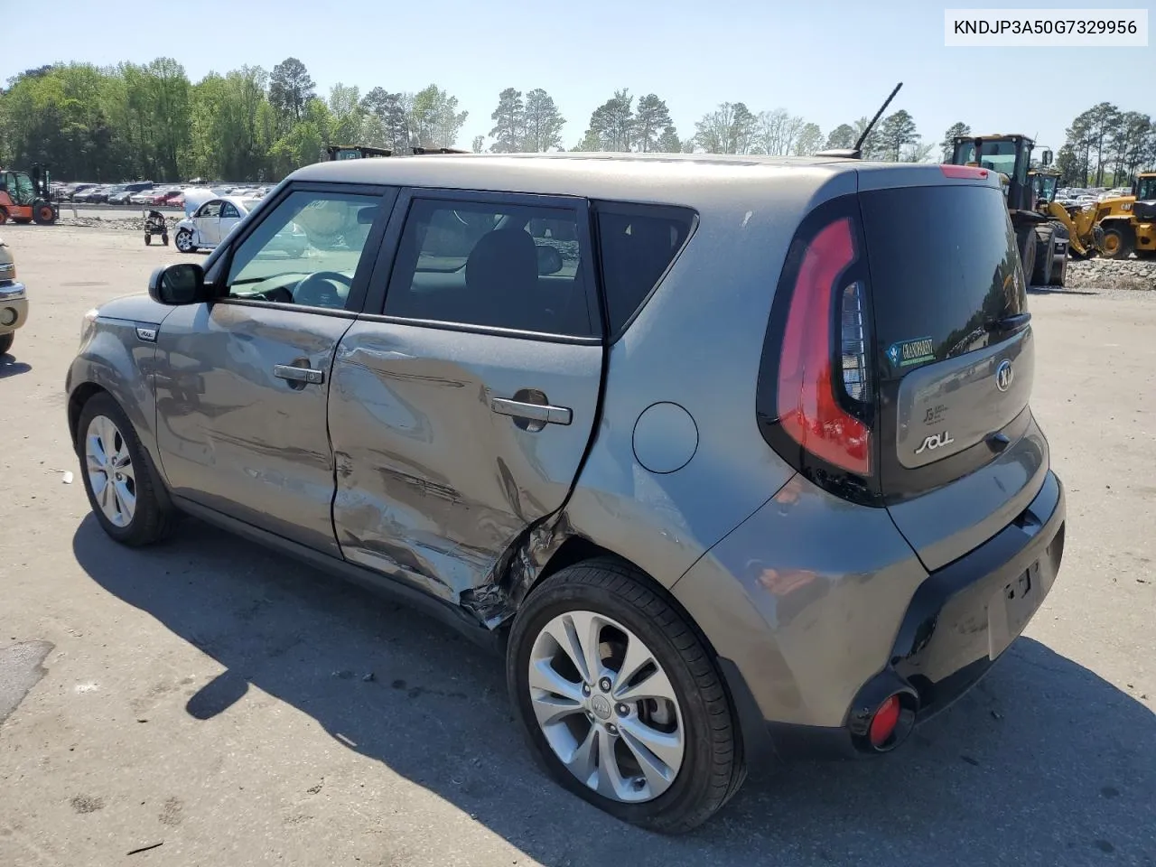 2016 Kia Soul + VIN: KNDJP3A50G7329956 Lot: 50554904