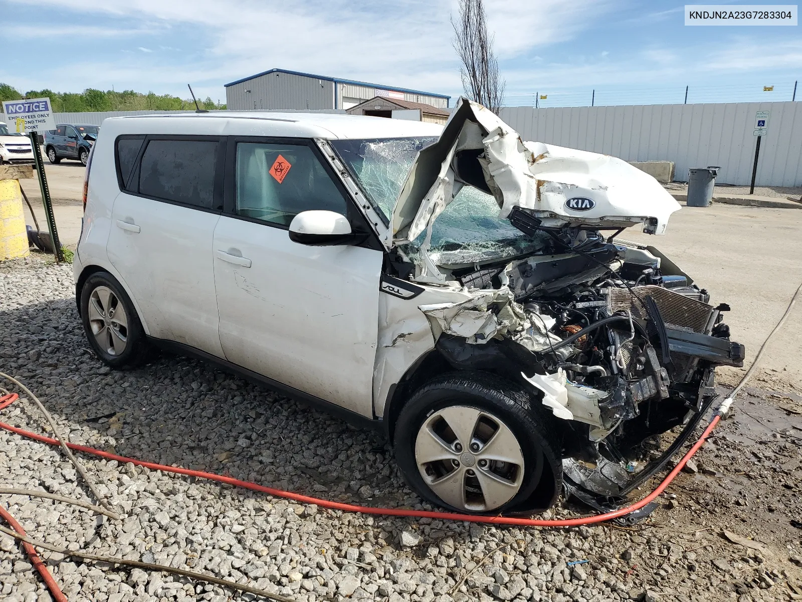 2016 Kia Soul VIN: KNDJN2A23G7283304 Lot: 50970244