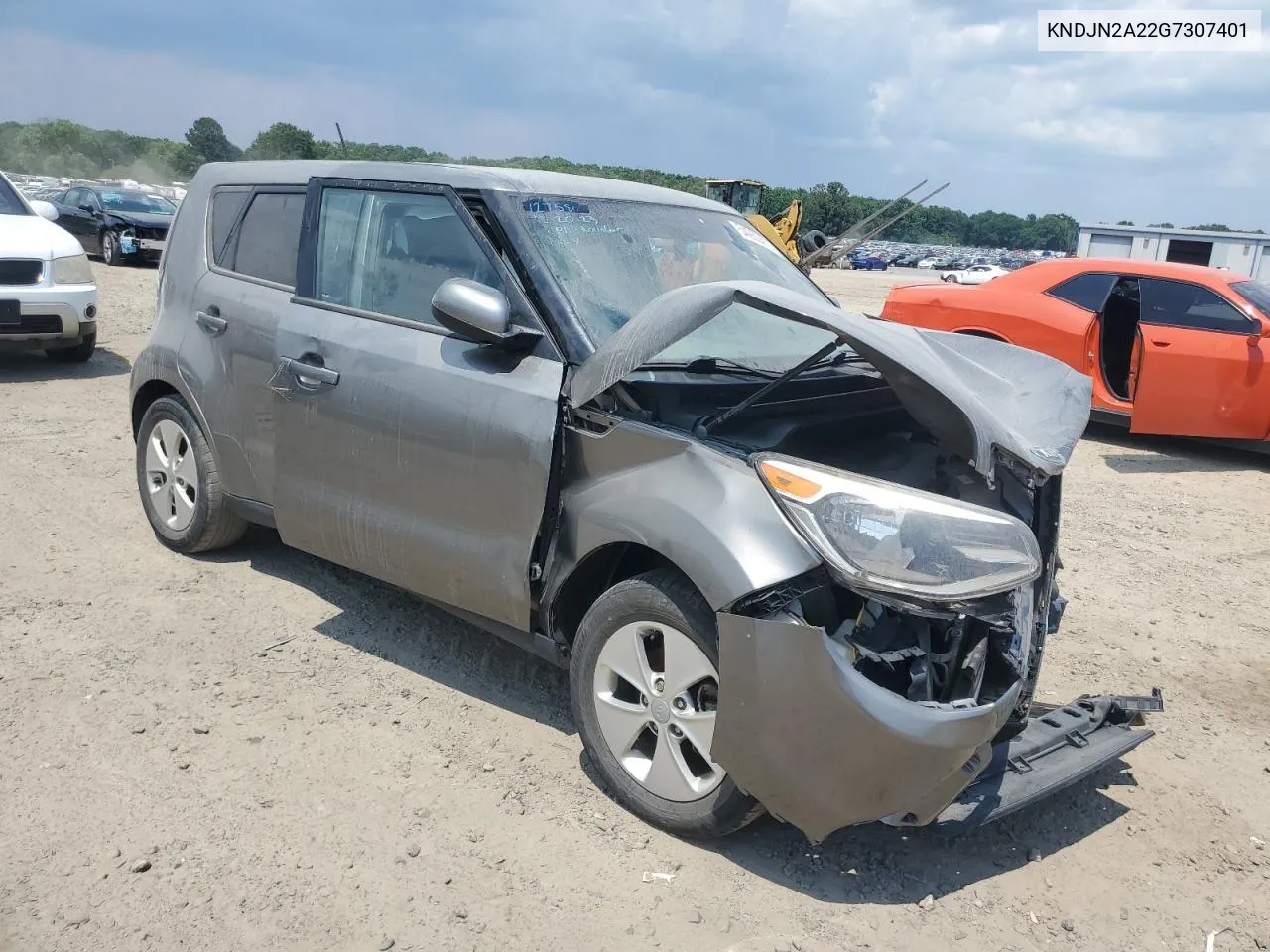 2016 Kia Soul VIN: KNDJN2A22G7307401 Lot: 51656924