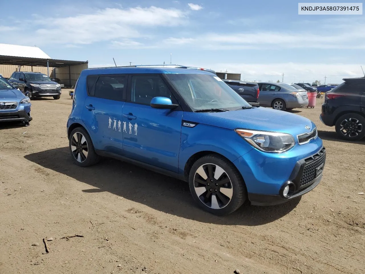 2016 Kia Soul + VIN: KNDJP3A58G7391475 Lot: 53271884