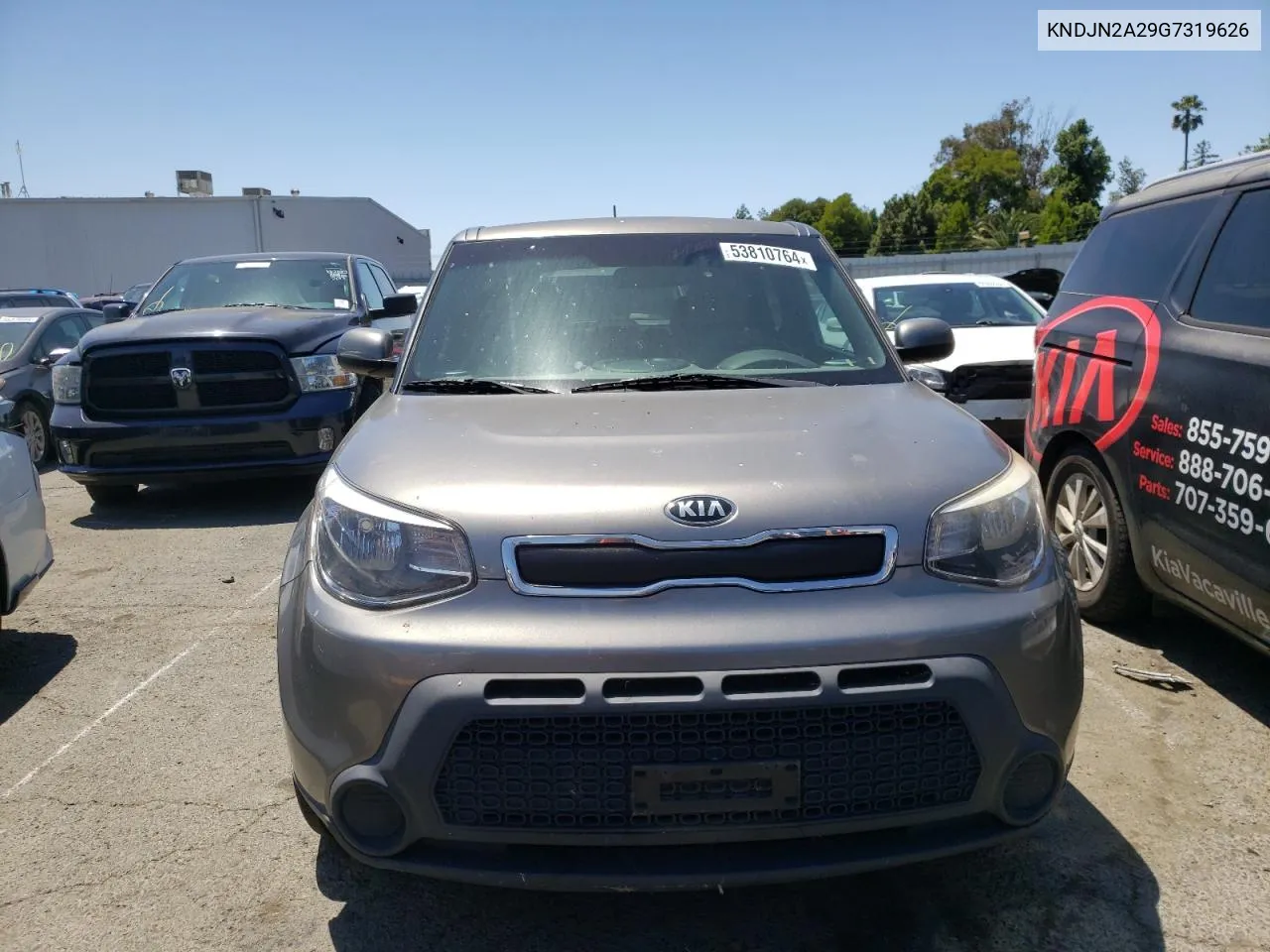 2016 Kia Soul VIN: KNDJN2A29G7319626 Lot: 53810764