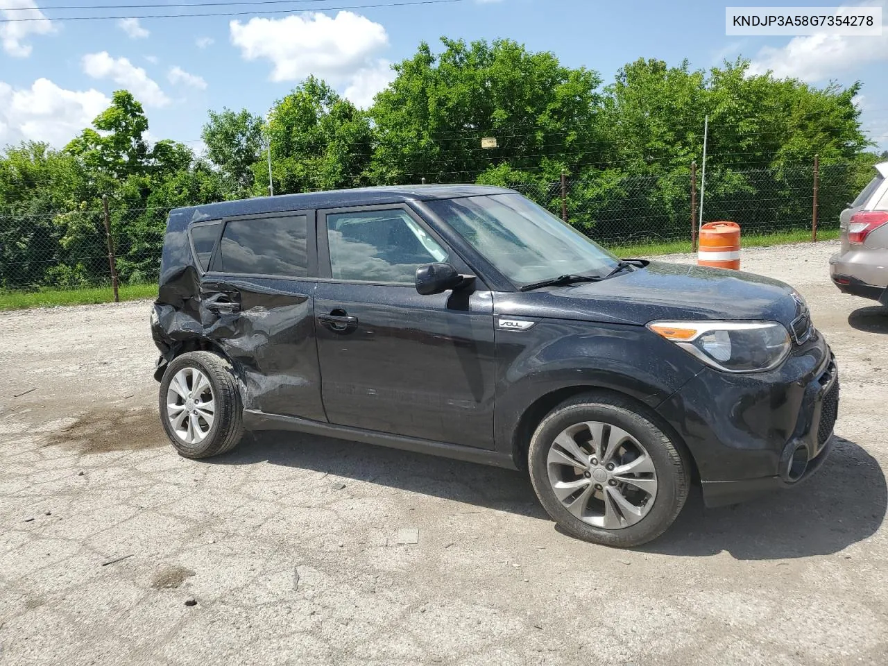 2016 Kia Soul + VIN: KNDJP3A58G7354278 Lot: 55762844