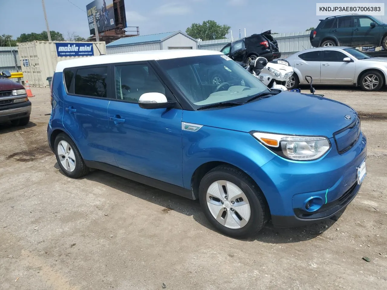 KNDJP3AE8G7006383 2016 Kia Soul Ev