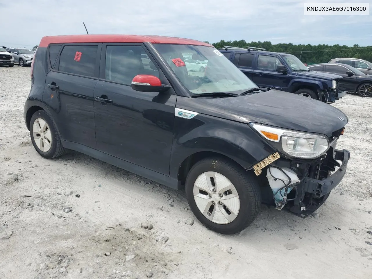 2016 Kia Soul Ev + VIN: KNDJX3AE6G7016300 Lot: 58491144