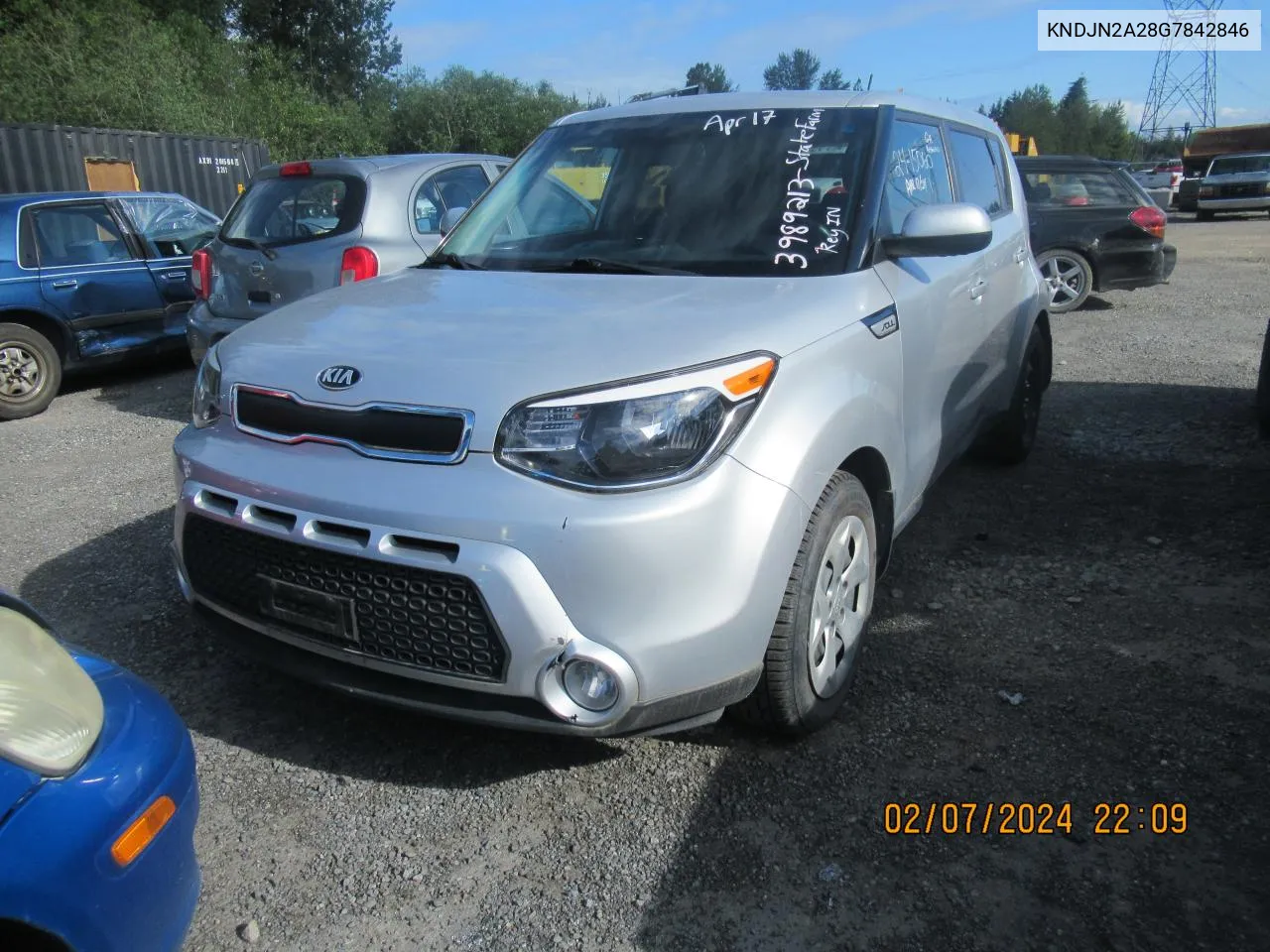 2016 Kia Soul VIN: KNDJN2A28G7842846 Lot: 59266634