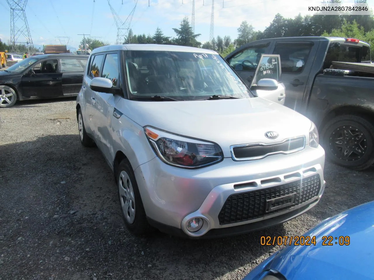 2016 Kia Soul VIN: KNDJN2A28G7842846 Lot: 59266634