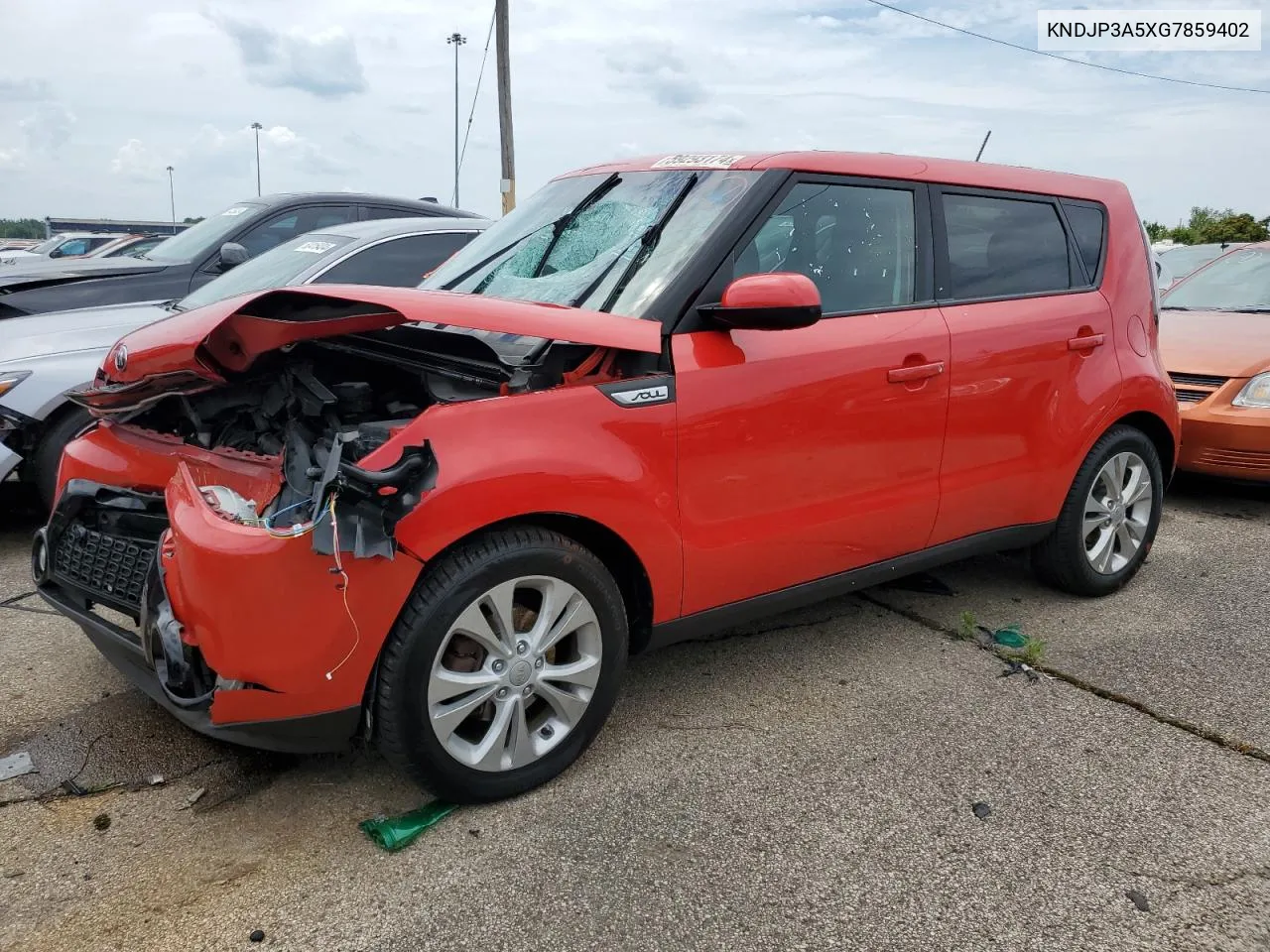 2016 Kia Soul + VIN: KNDJP3A5XG7859402 Lot: 59293174