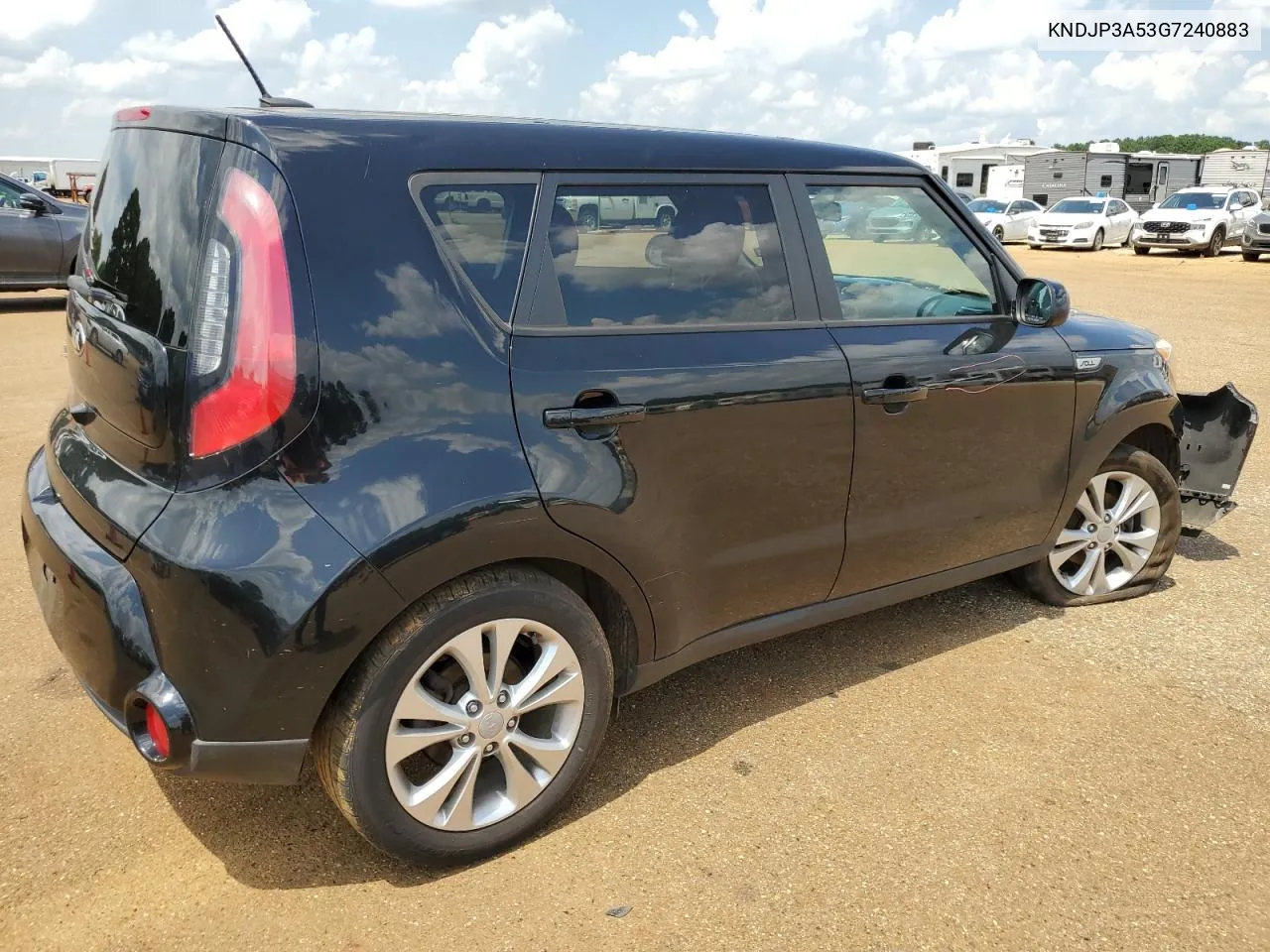 2016 Kia Soul + VIN: KNDJP3A53G7240883 Lot: 60487304