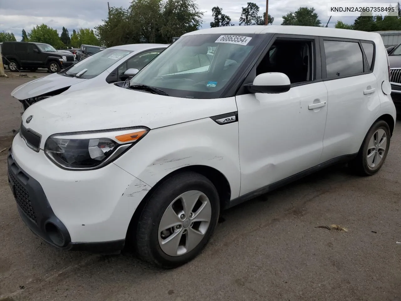 2016 Kia Soul VIN: KNDJN2A26G7358495 Lot: 60863554