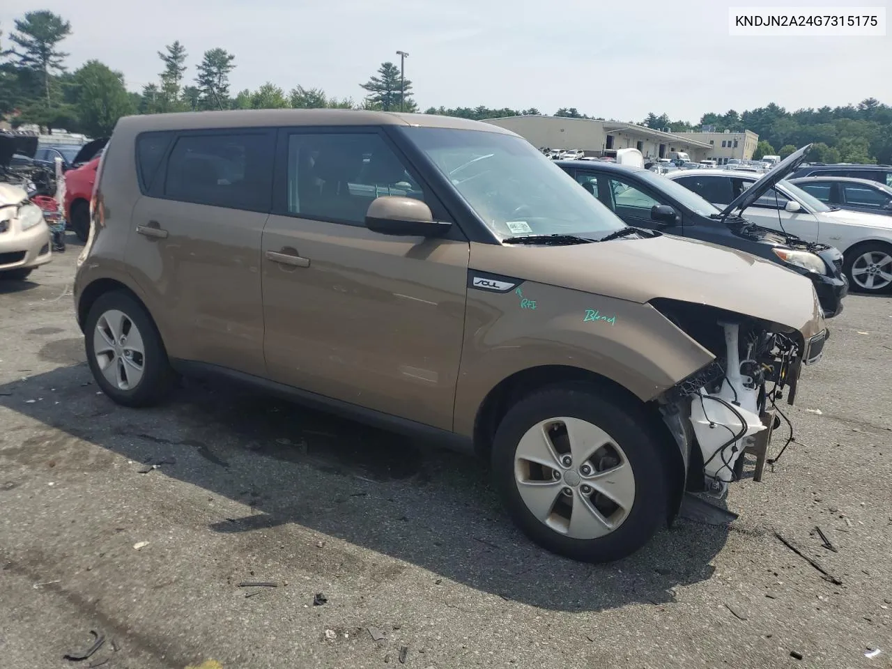 2016 Kia Soul VIN: KNDJN2A24G7315175 Lot: 61833994