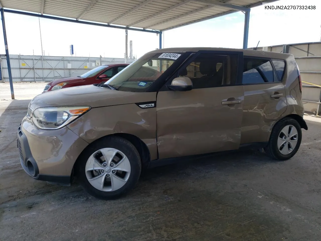 2016 Kia Soul VIN: KNDJN2A27G7332438 Lot: 61834244