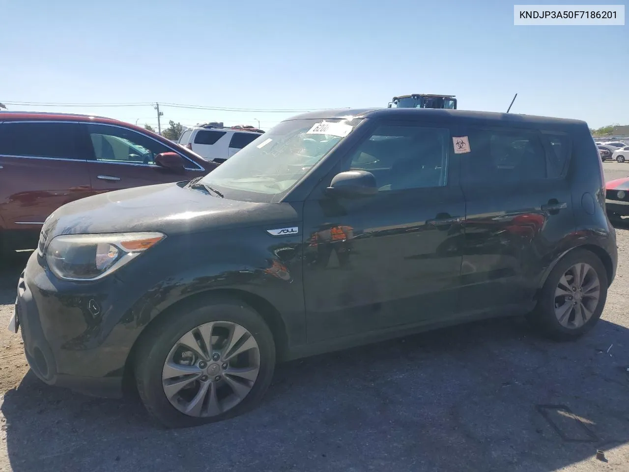 2016 Kia Soul + VIN: KNDJP3A50F7186201 Lot: 62084174