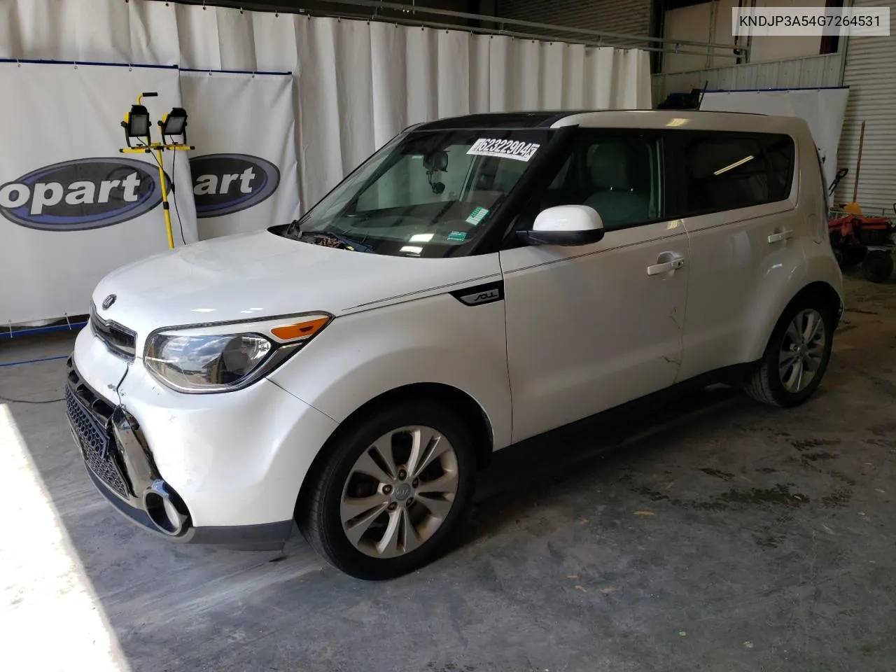 2016 Kia Soul + VIN: KNDJP3A54G7264531 Lot: 62322904