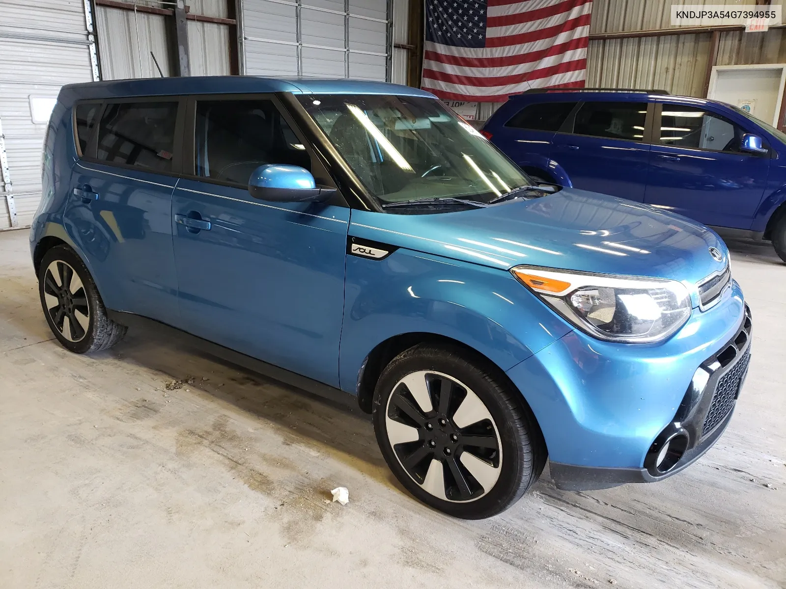 2016 Kia Soul + VIN: KNDJP3A54G7394955 Lot: 62461114