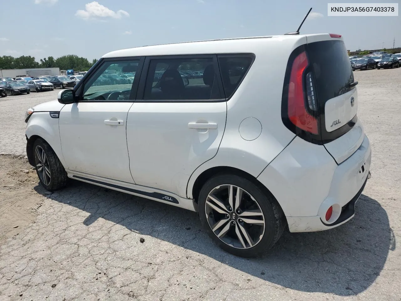 2016 Kia Soul + VIN: KNDJP3A56G7403378 Lot: 62612254