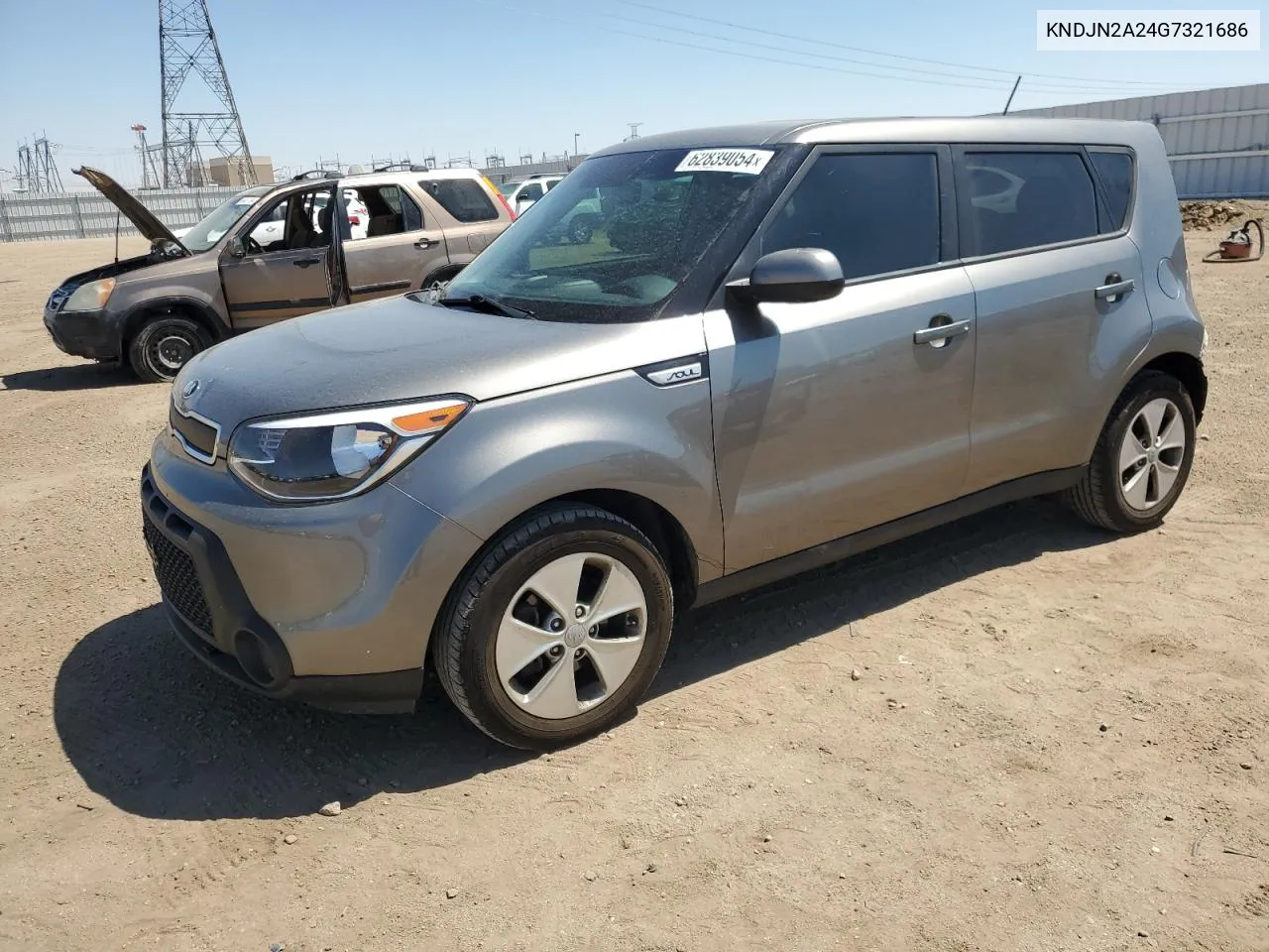 2016 Kia Soul VIN: KNDJN2A24G7321686 Lot: 62839054