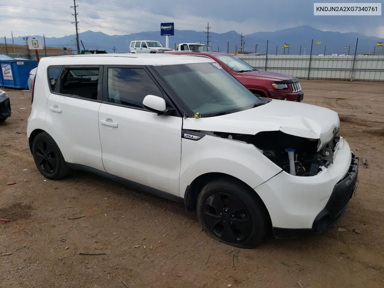 2016 Kia Soul VIN: KNDJN2A2XG7340761 Lot: 62928414