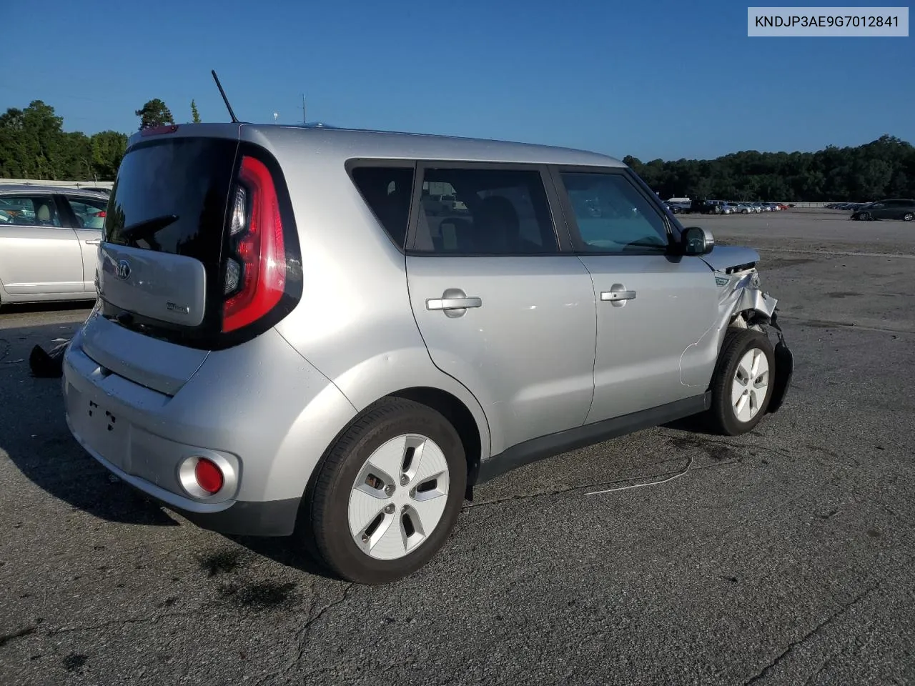 2016 Kia Soul Ev VIN: KNDJP3AE9G7012841 Lot: 63087824