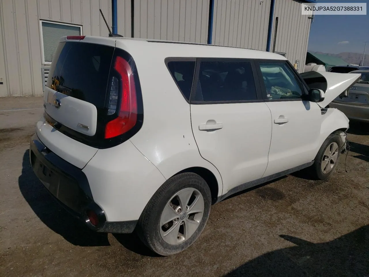 2016 Kia Soul + VIN: KNDJP3A52G7388331 Lot: 63310694